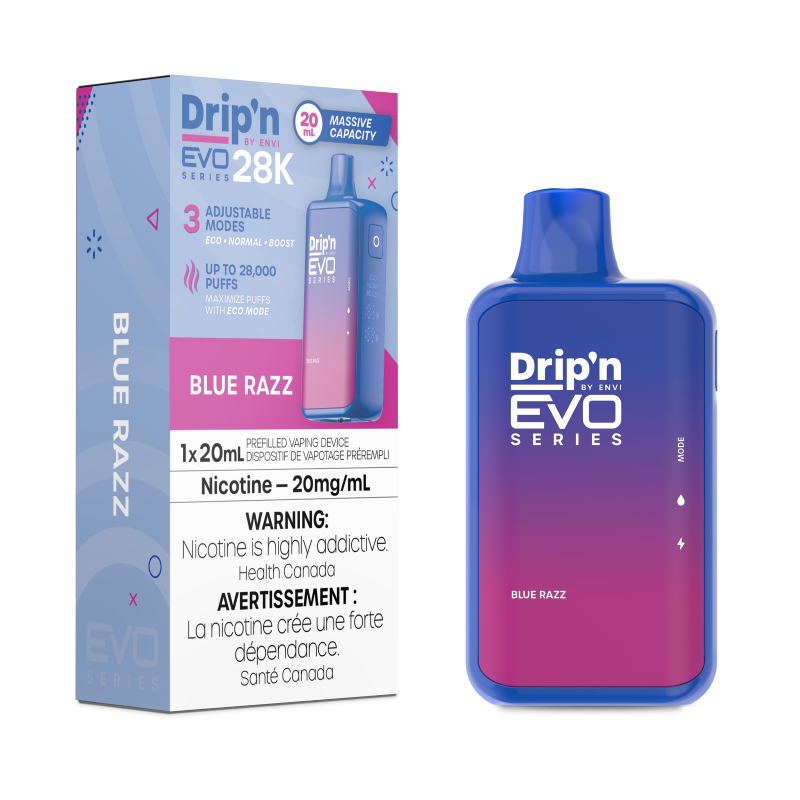 Drip'n EVO 28K Disposable - BLUE RAZZ