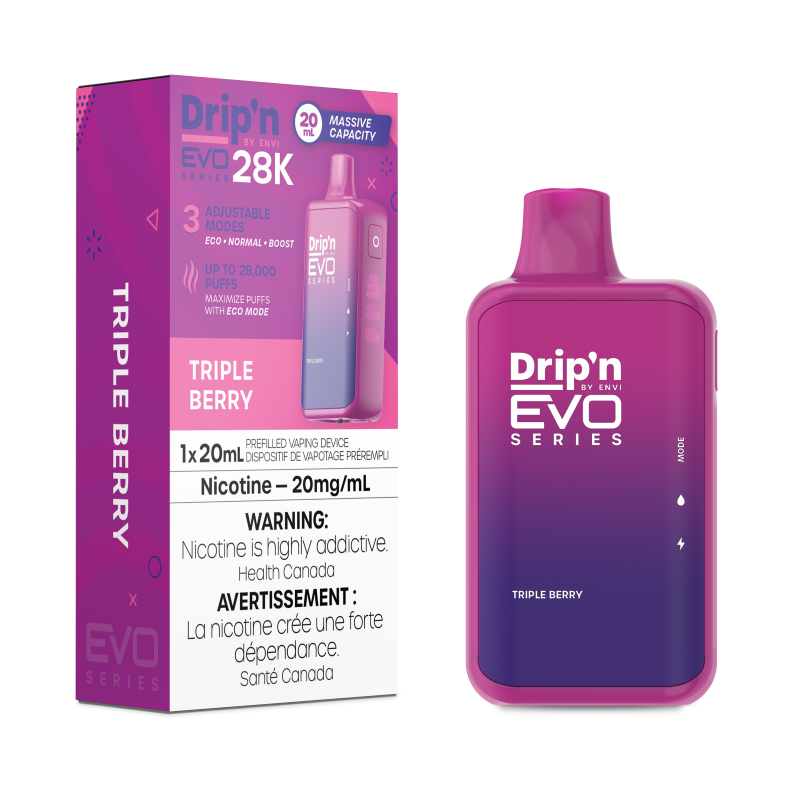 Drip'n EVO 28K Disposable - TRIPPLE BERRY