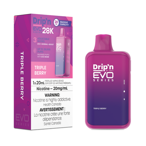 Drip'n EVO 28K Disposable - TRIPPLE BERRY