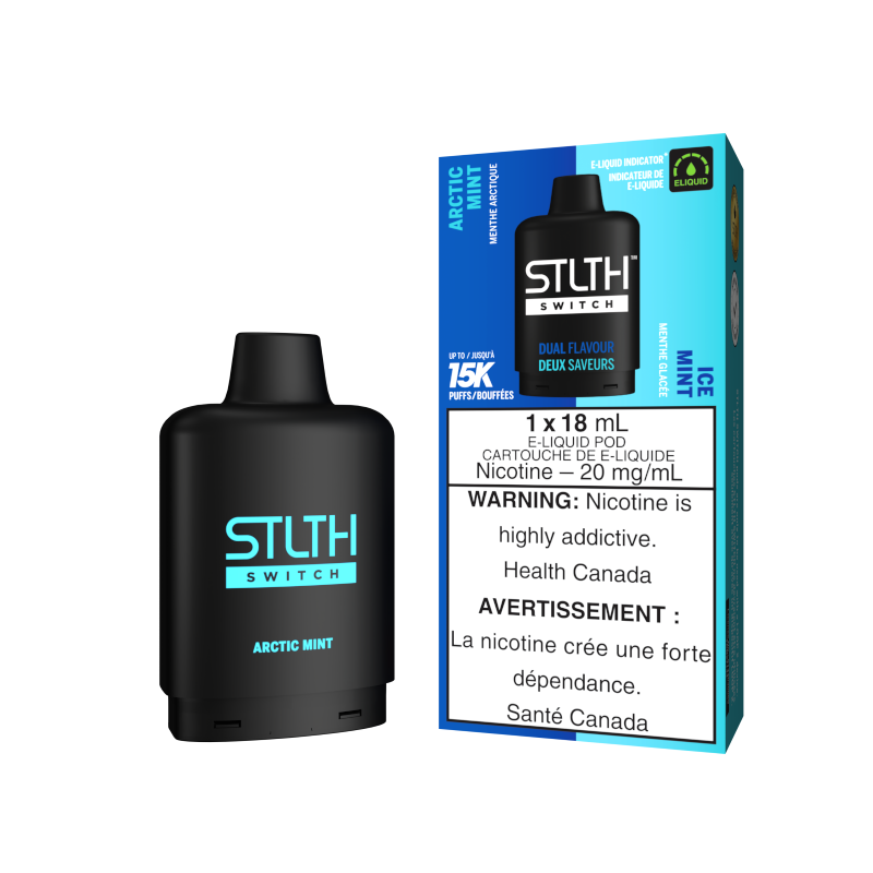 STLTH SWITCH Pods 18ml - ARCTIC MINT & ICE MINT