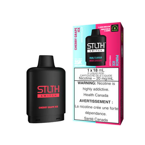 STLTH SWITCH Pods 18ml - CHERRY GRAPE ICE & PUNCH ICE