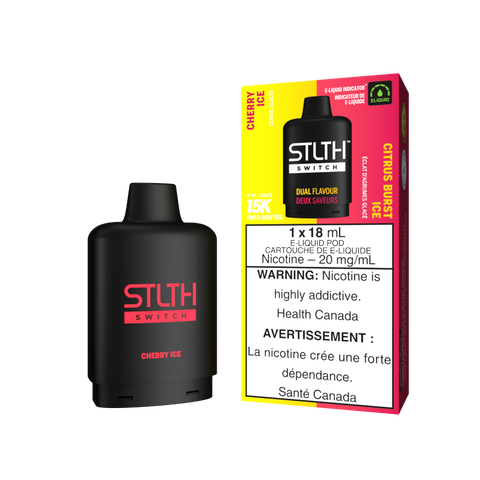 STLTH SWITCH Pods 18ml - CHERRY ICE & CITRUS BURST ICE