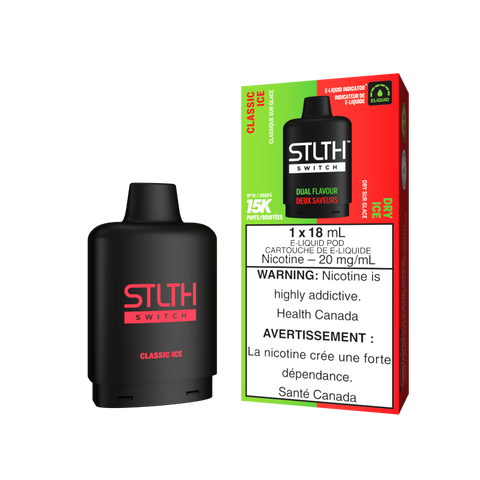 STLTH SWITCH Pods 18ml - CLASSIC ICE & DRY ICE