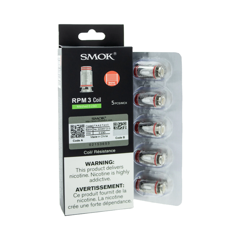 Smok RPM3 Replacement Coils - 5pk.